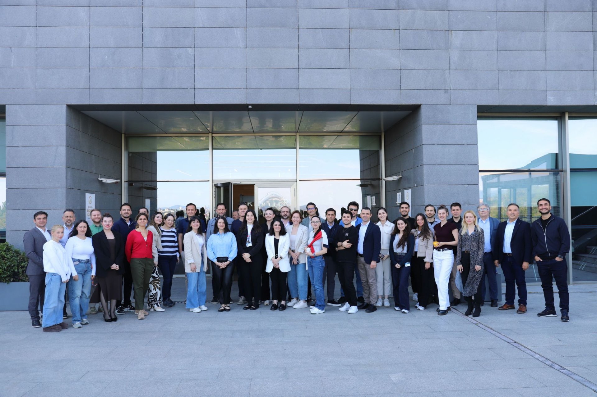 Group photo at venue
